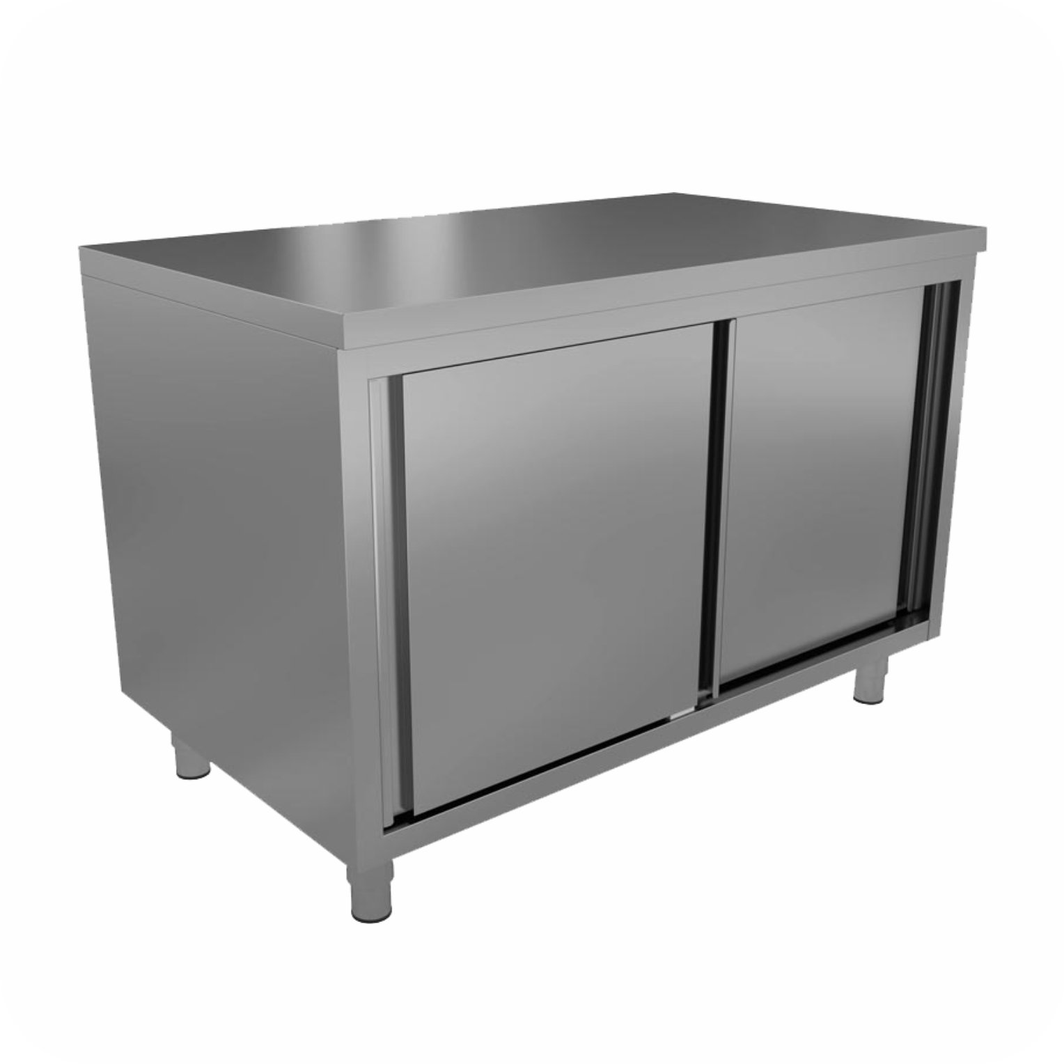 Werktafel Met Schuifdeuren 160x60x85 WT-1606085-S