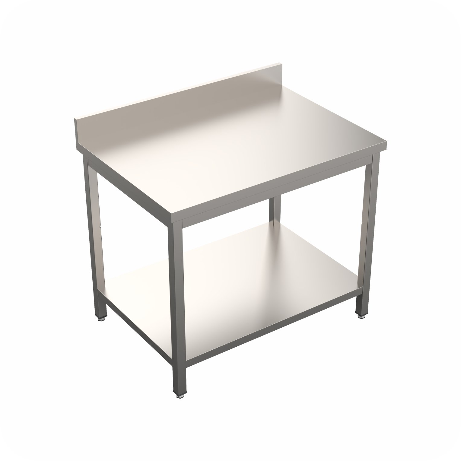 Werktafel 200x70x85 Met Rand, Demontabel WTF-2007085-SA