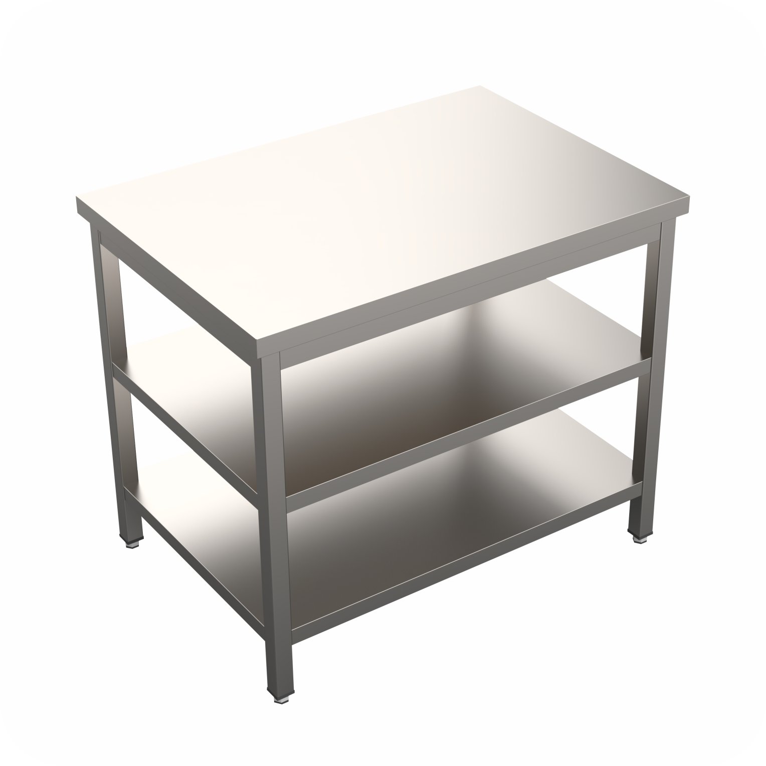 Werktafel 150x70x85 Met Middenschap, Demontabel WTF-1507085-2A