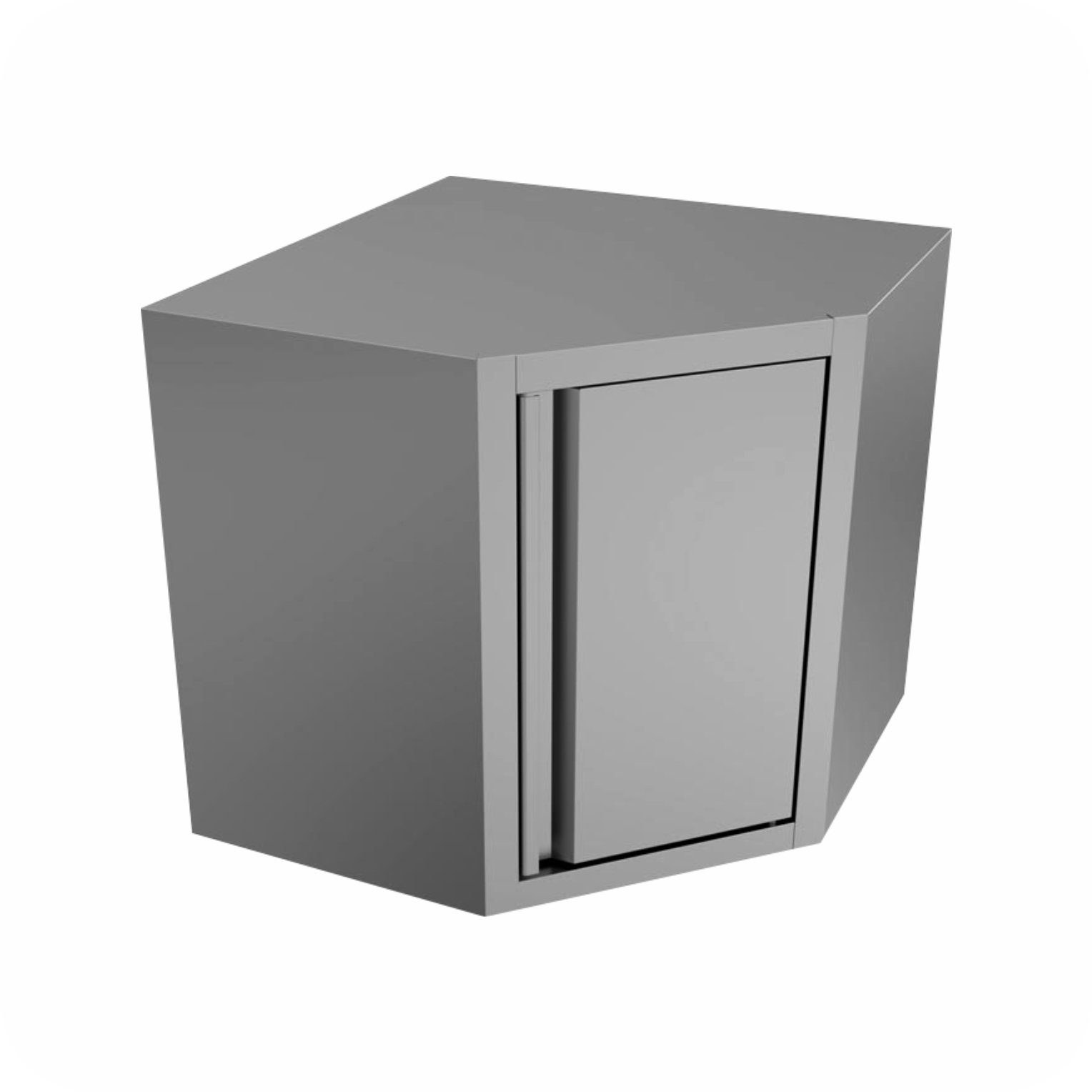 70x70x(H)80 Hoek Wandkast Met Deur WAS-707080-C