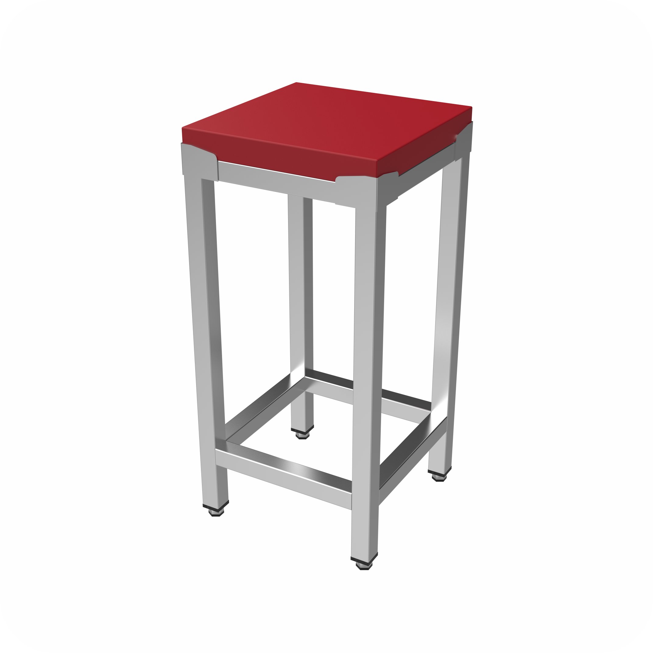 Polyethylene Hakblok 70x70x85 Met Rand, Gelast CB7007