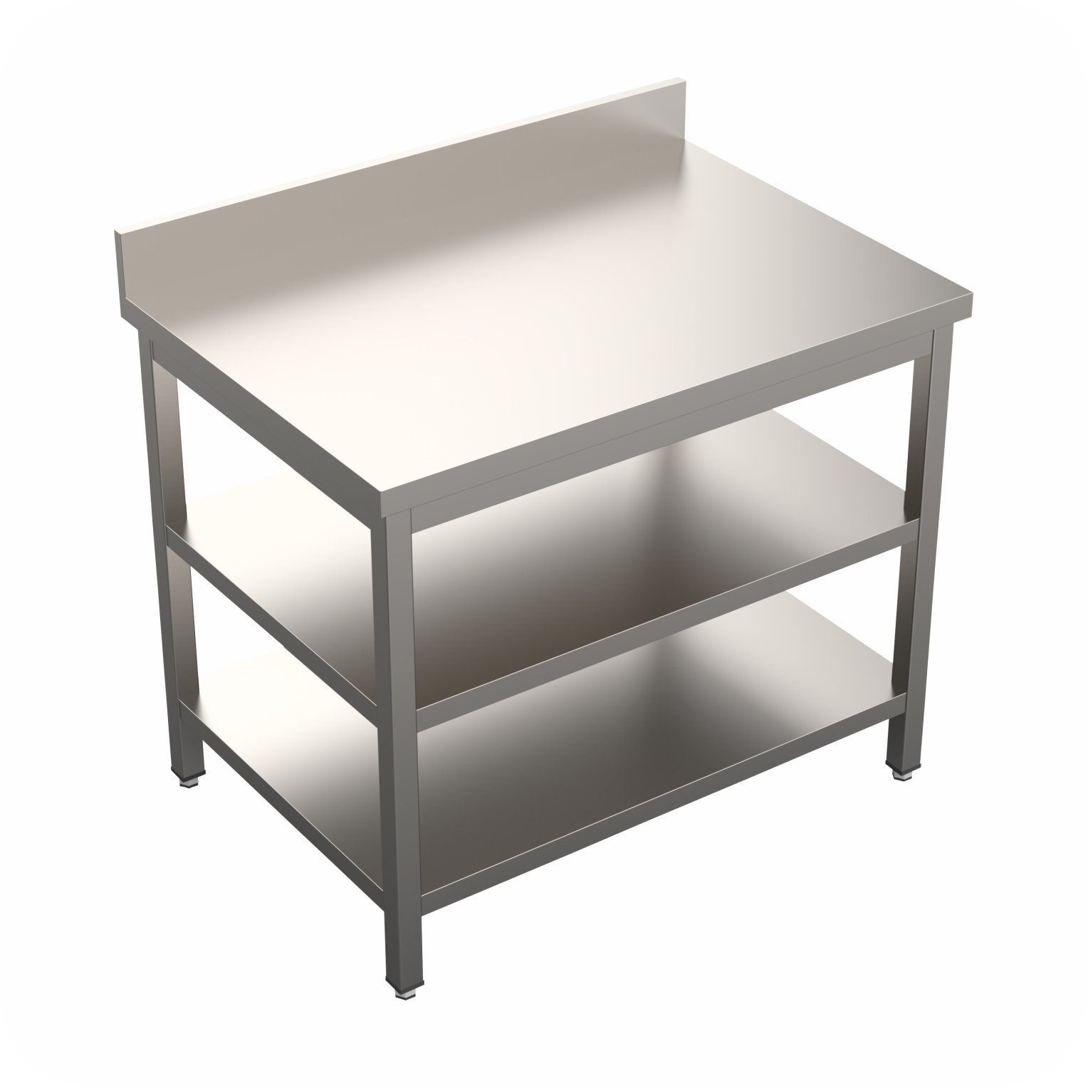 Werktafel 150x70x85 Met Middenschap, Demontabel WTF-1507085-S2A