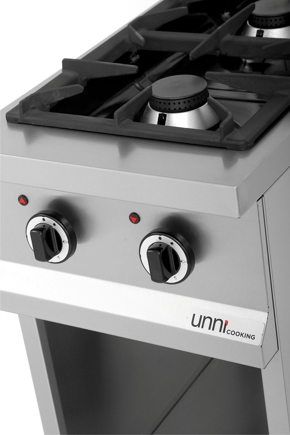 Gasfornuis 2 Brander, Open Onderstel OCK-2